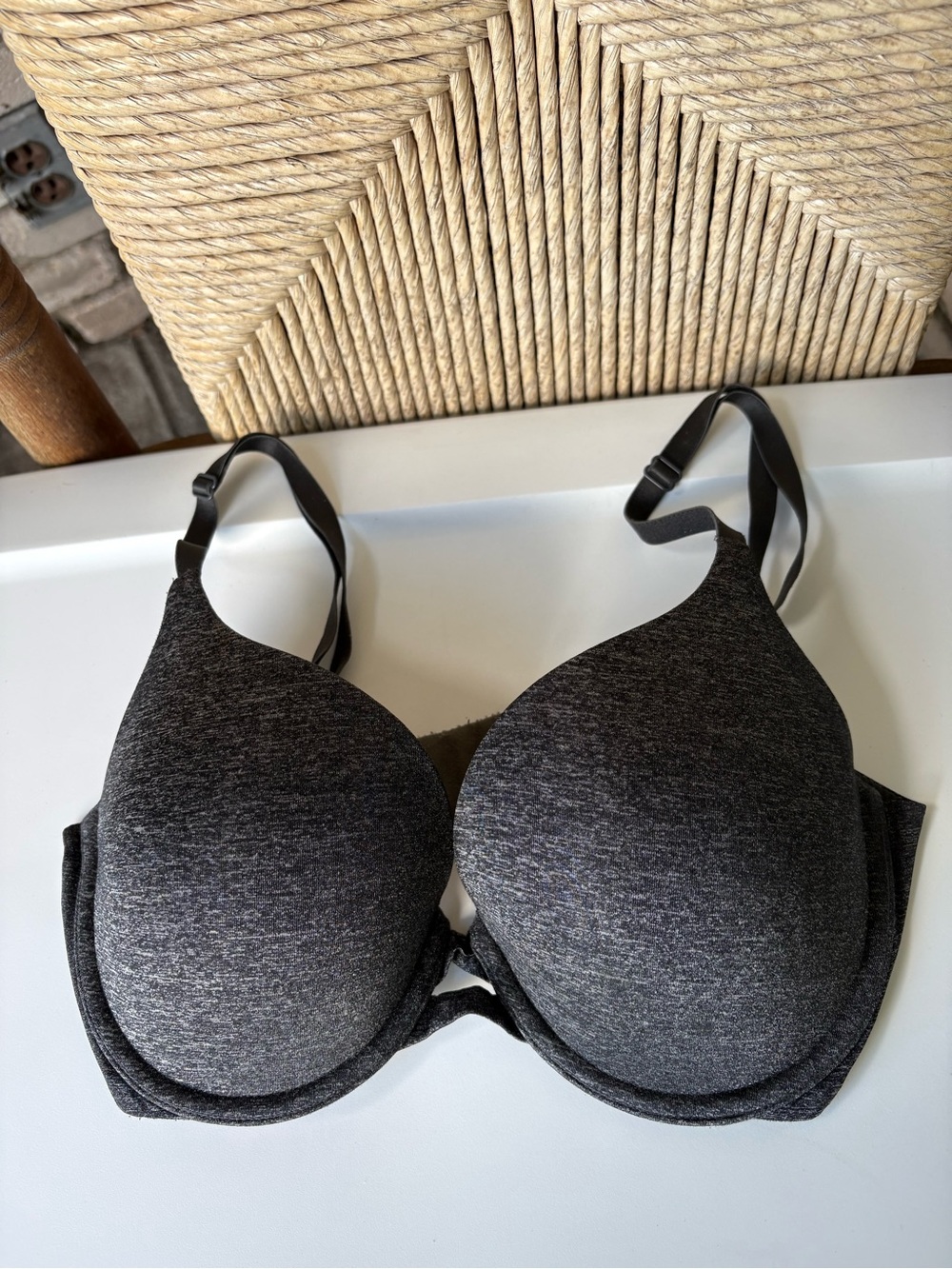 Victoria's Secret Gray Heather padded bra.